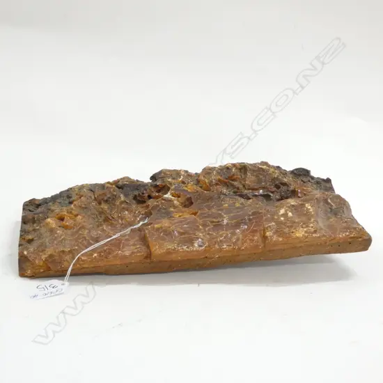 KAURI GUM SLAB WITH WOOD ATTACHED 330 X 140 X 60mm