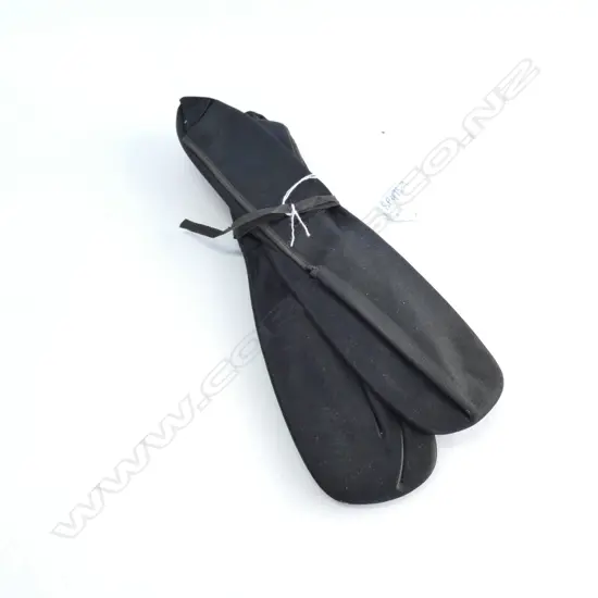 PR 19thC BLACK BALLETT SHOES LABELLED MELNOTTE