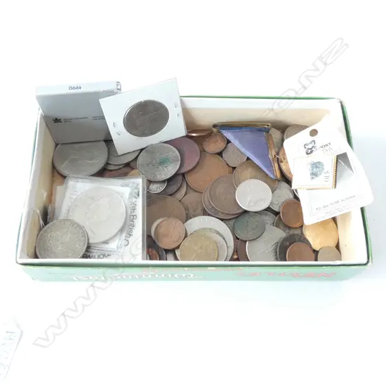 COLLECTION OF COINS MOSTLY NZ / USA