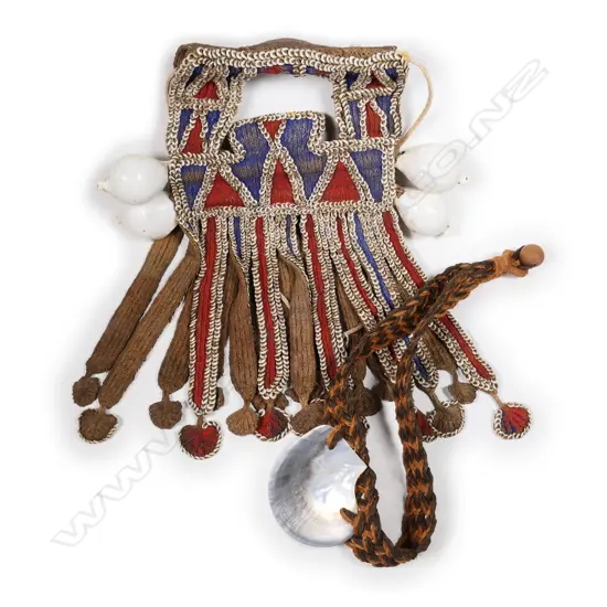 A PNG tribal breastplate