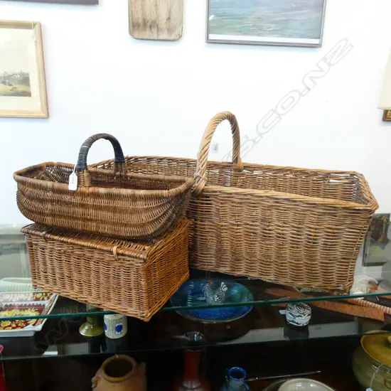 LARGE FLORIST BASKET L 840 MM + TWO SMALLER