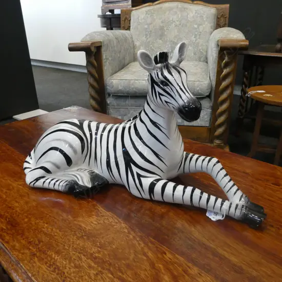 ITALIAN CERAMIC ZEBRA L. 455MM