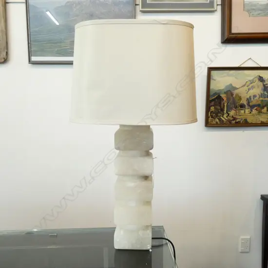 ALABASTER SIDE LAMP H 730 MM