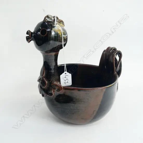 UNA SHARPLEY POTTERY COCKEREL VASE