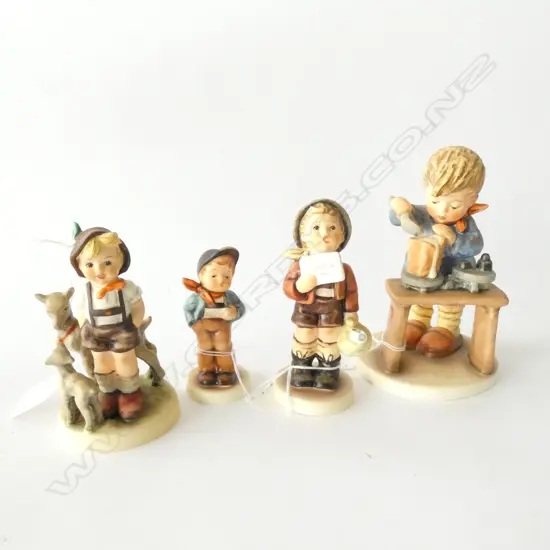 4 X HUMMELS--A FREE FLIGHT--569----LUCKY FELLOW--560, A FAIR MEASURE--345-----LITTLE GOAT HERDER--200