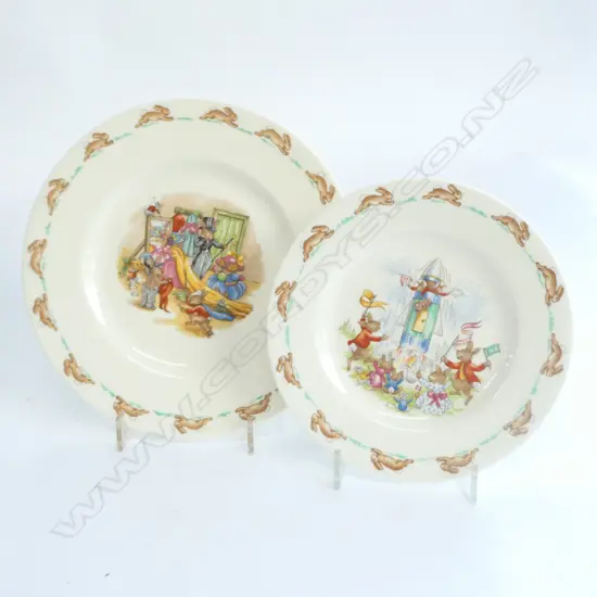 2 X ROYAL DOULTON BUNNYKINS PLATES
