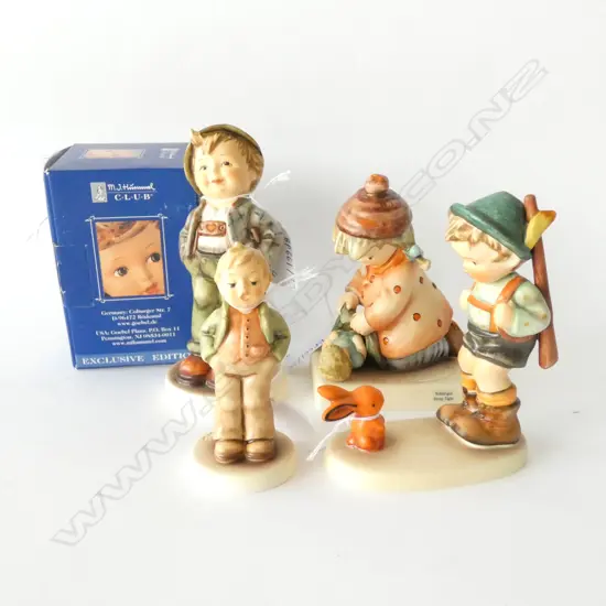 4 X HUMMELS--SENSITIVE HUNTER--#6----HELLO WORLD--429, SLEEP TIGHT--424----STEADFAST SOPRANO --848