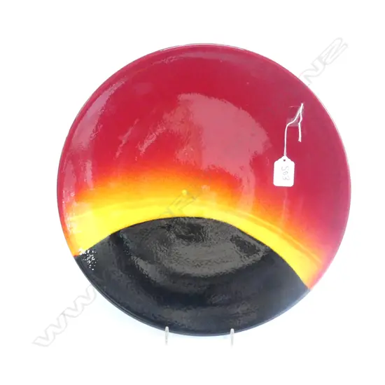 POOLE PLATE 'ECLIPSE' LTD.ED. 1999. Dia.350mm