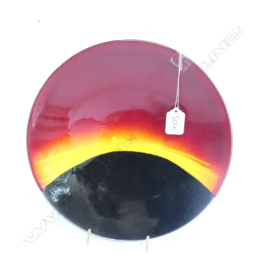 POOLE PLATE 'ECLIPSE' LTD.ED. 1999. Dia.265mm