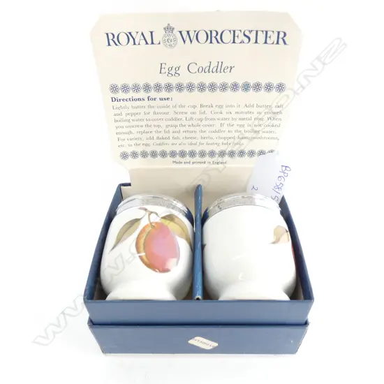 R/WORCESTER EVESHAM PR VINAIGRETTES BOXED + PR EGG CODDLERS BOXED