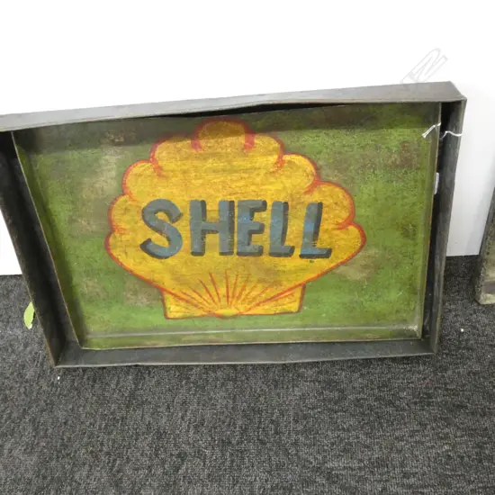 'SHELL GASOLINE' TRAY L. 485MM