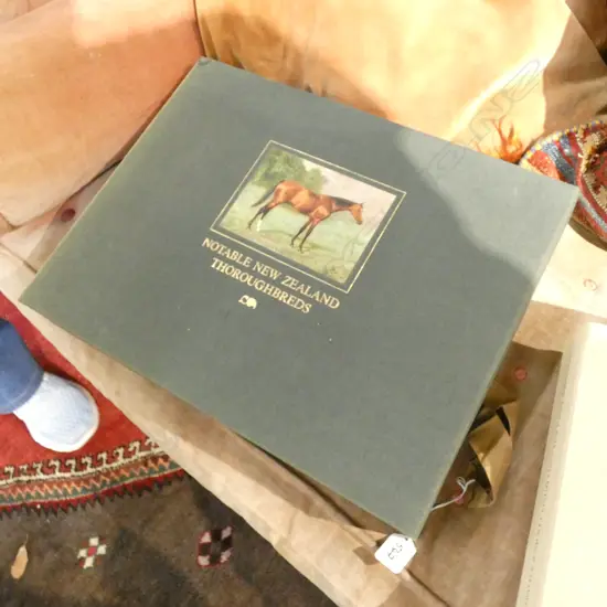 ALISTER TAYLOR, BOXED BOOK NOTABLE NEW ZEALAND THOROUGHBREDS 1980
