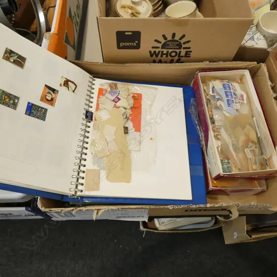 BOX LOT INTERNATIONAL STAMP COLLECTION