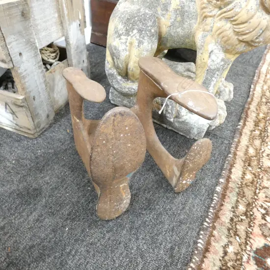 COBBLERS SHOE CAST IRON MOLD W. 210MM