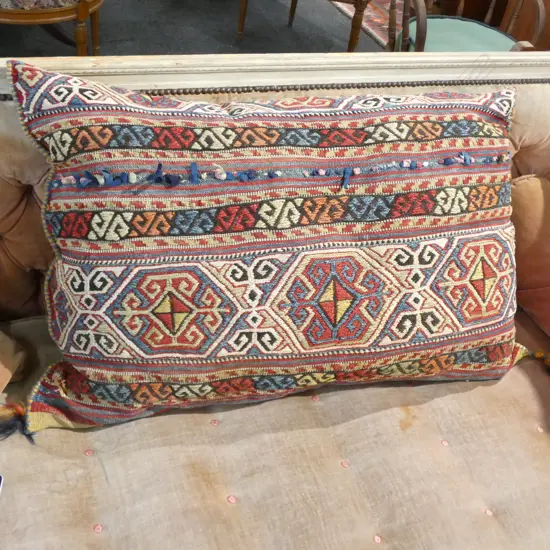 LARGE KELIM BEDDING BAG AS CUSHION L. 900MM