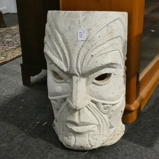 CEMENT MAORI FACE HEAVY 470MM L