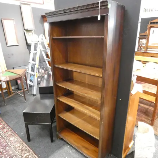 MAHOGANY BOOKCASE H 1830 MM