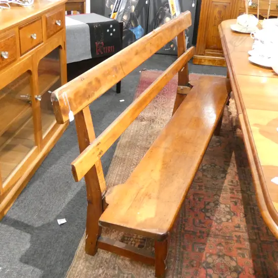 WOODEN BENCH L. 1820MM