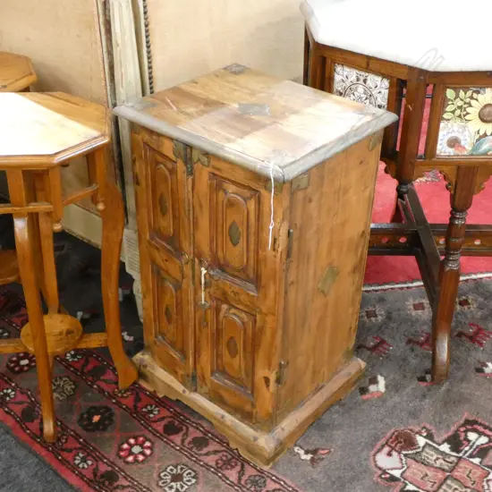 TEAK ANGLO-INDIAN CUPBOARD