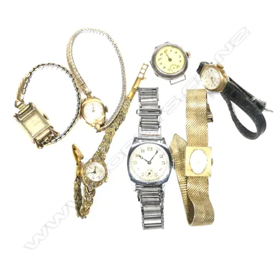 7 VINTAGE WRIST WATCHES GENTS & LADIES