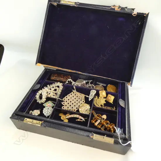 JEWELLERY BOX & COSTUME JEWELLERY