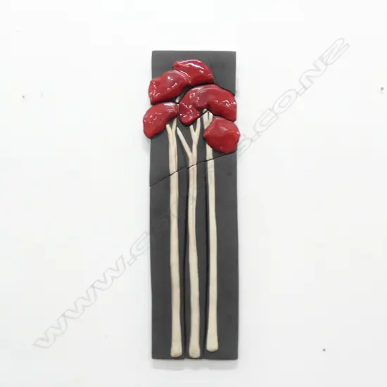 CERAMIC ART TILE BY WILMA JENNINGS, MANUKA, 730X230mm