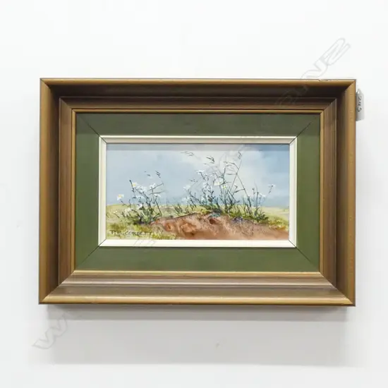 PATRICIA R. CORBETT 'ROADSIDE MINATURE' ACRYLIC ON BOARD, SIGNED