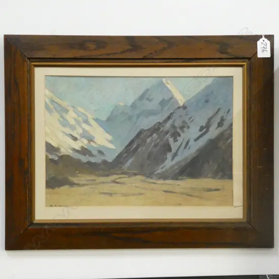 DAISY OSBORN MOUNT COOK OIL ON CANVAS 350X245 IMAGE SIZE