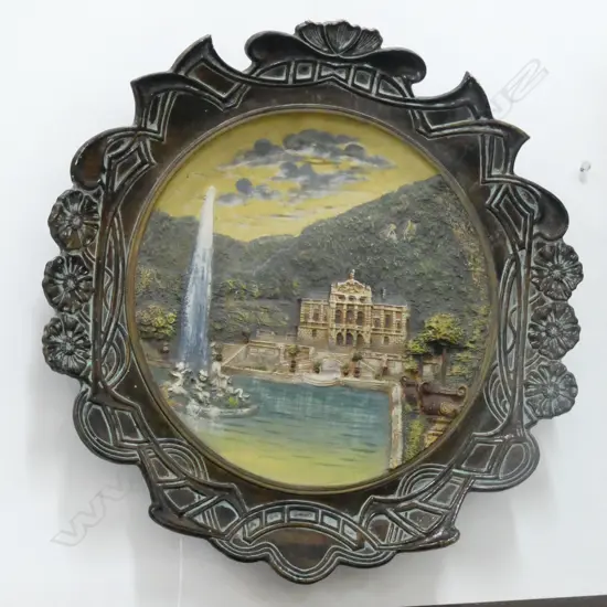 W.S AND S RELIEF WALL PLAQUE OF LINDEHOZ D 390 MM