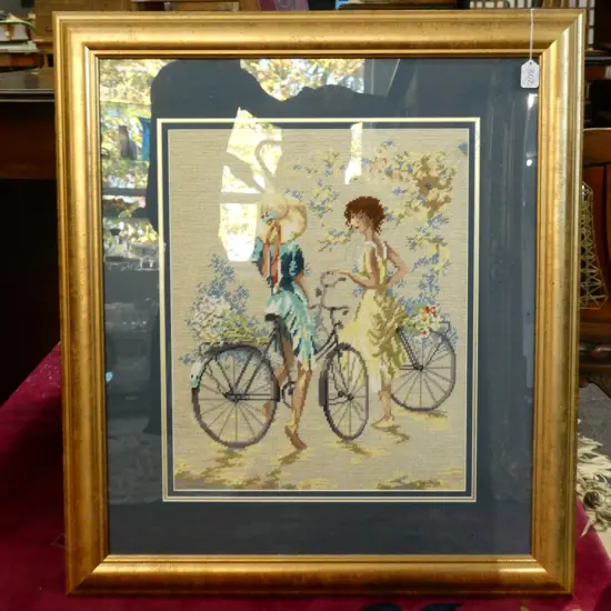 FRAMED EMBROIDERY 825 X 730MM FRAME