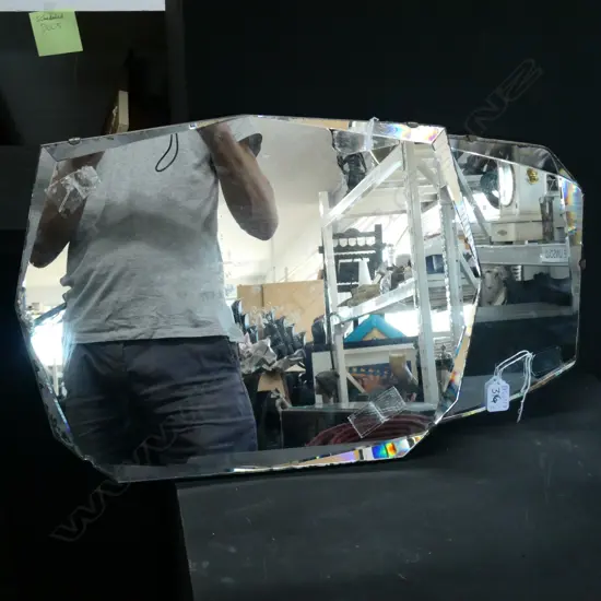 2 ART DECO MIRRORS L. 560MM