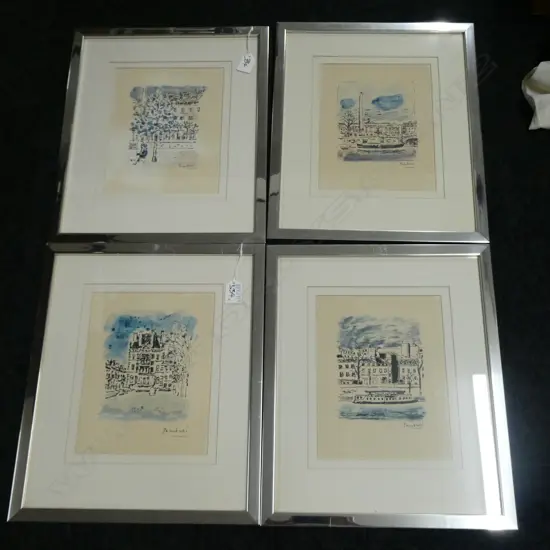 SET OF 4 TAMBURI PRINTS 390 X 330MM