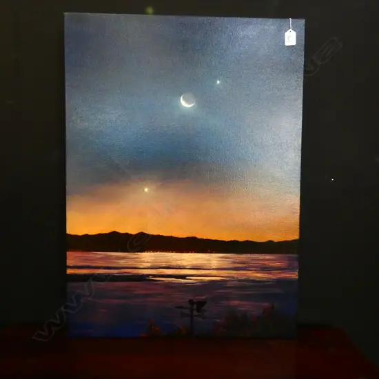 OIL ON STRETCHED CANVAS BY KERRY WALKER, 760x450mm