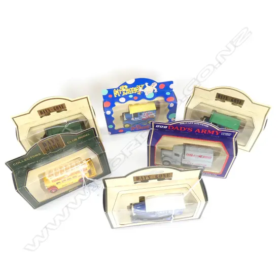 6 BOXED COLLECTORS TRUCKS 