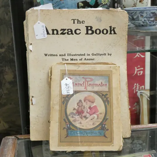 THE ANZAC BOOK, 1916 AND 'SAND PLAYMATES' BY ISABEL MAUD PEACOCKE & TREVOR LLOYD