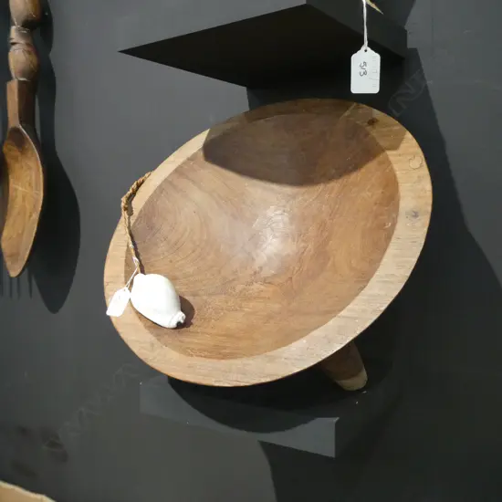 FIJIAN KAVA BOWL (AF) 385MM DIAMETER