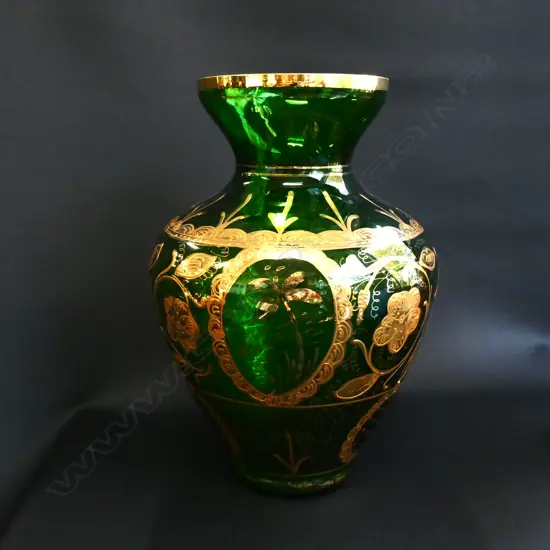 LARGE GREEN VASE
