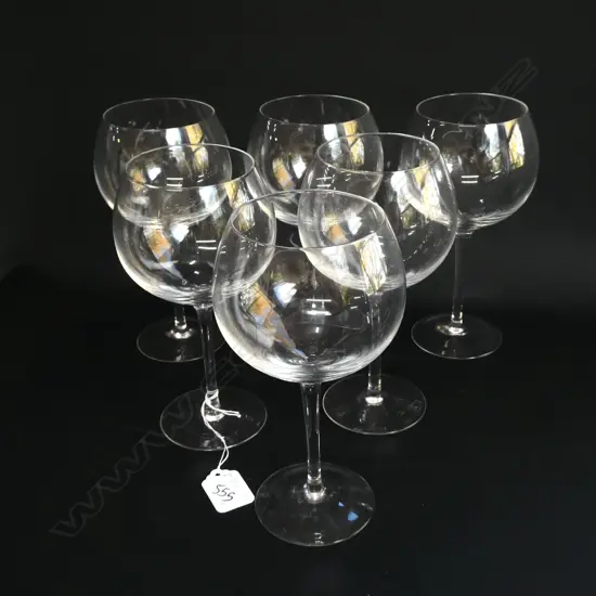 6 WINE GLASSES H. 180MM