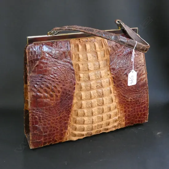 CROCODILE HAND BAG 