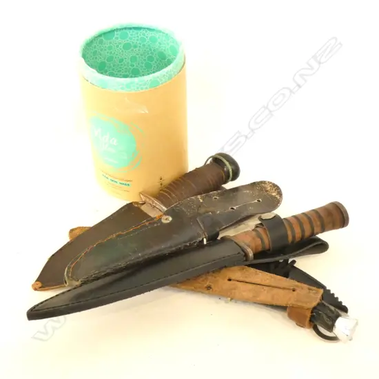 ASSORTED HUNTING KNIVES