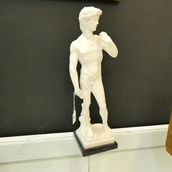 PLASTER STATUE OF DAVID H. 420MM