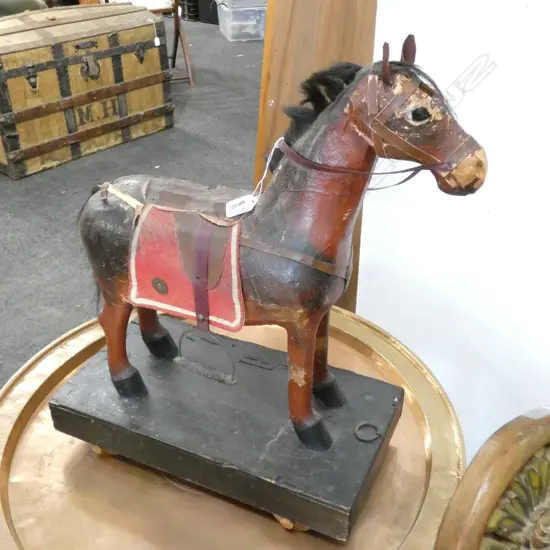 A Japanese Meiji period toy horse
