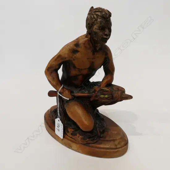 RESIN MAORI WARRIOR