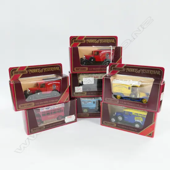 MATCHBOX MODELS OF YESTERYEAR REDBOX GROUP OF 7