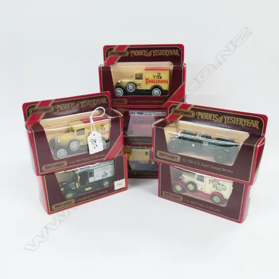 MATCHBOX MODELS OF YESTERYEAR REDBOX GROUP OF 7