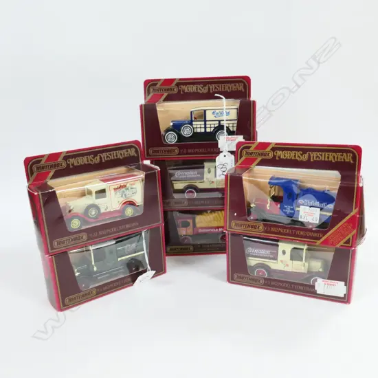 MATCHBOX MODELS OF YESTERYEAR REDBOX GROUP OF 7