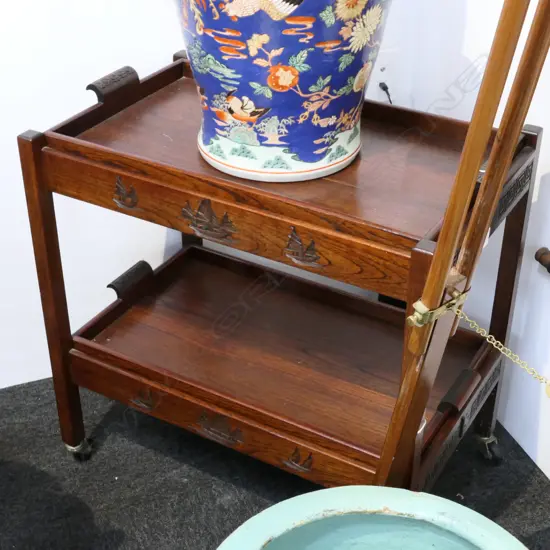 ORIENTAL TEA TROLLEY L. 715MM