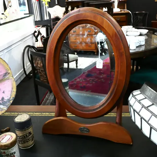 LULL-A-BYE RIMU FRAMED MIRROR H 540 MM