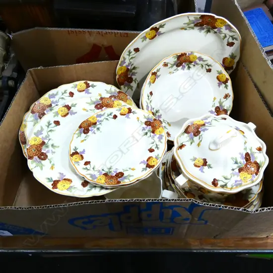 BOX LOT R/DOULTON 'MARIGOLD' DINNER SERVICE