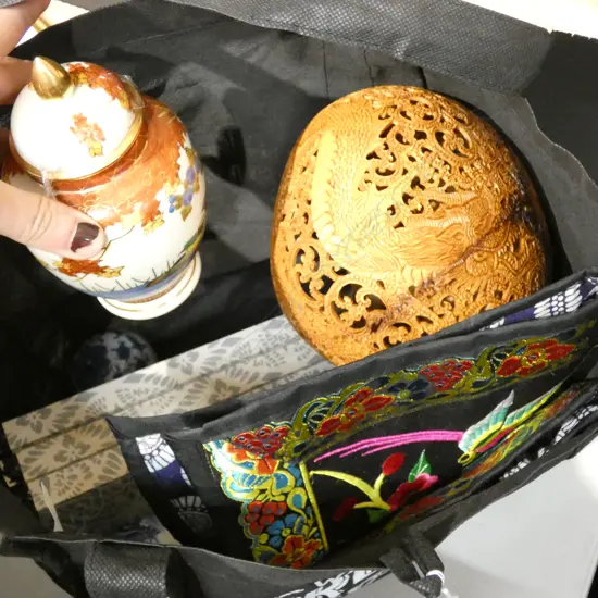 BAG OF ASST. ORIENTAL ITEMS